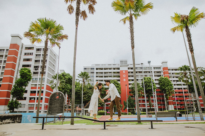 singapore prewedding casual couple photography