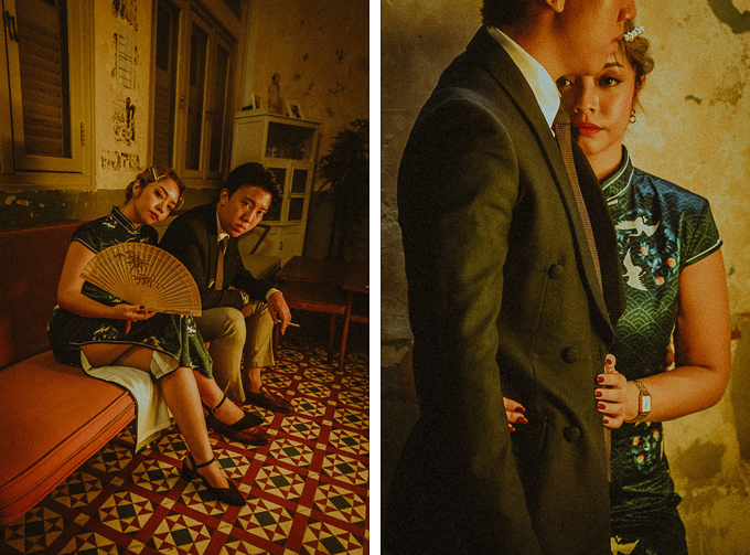 singapore prewedding oriental couple photography wong kar wai