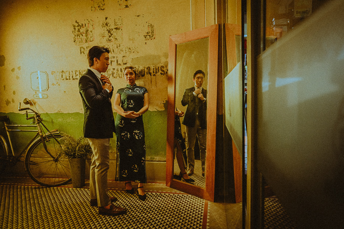 singapore prewedding oriental couple photography wong kar wai