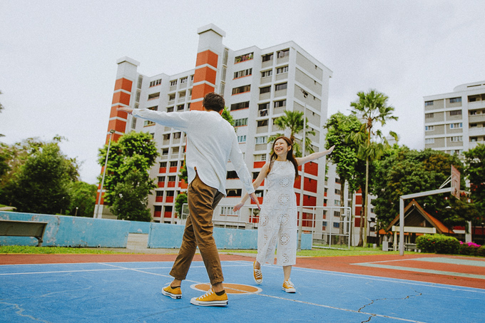 singapore prewedding casual couple photography