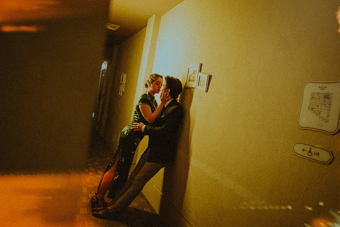 singapore prewedding oriental couple photography wong kar wai