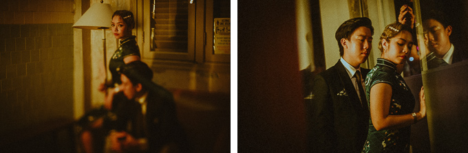 singapore prewedding oriental couple photography wong kar wai