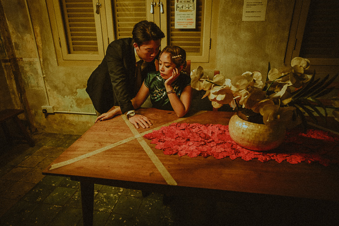 singapore prewedding oriental couple photography wong kar wai