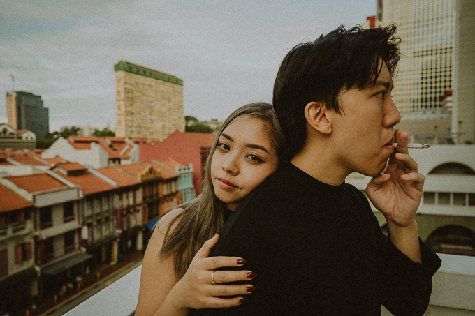 singapore prewedding casual couple photography