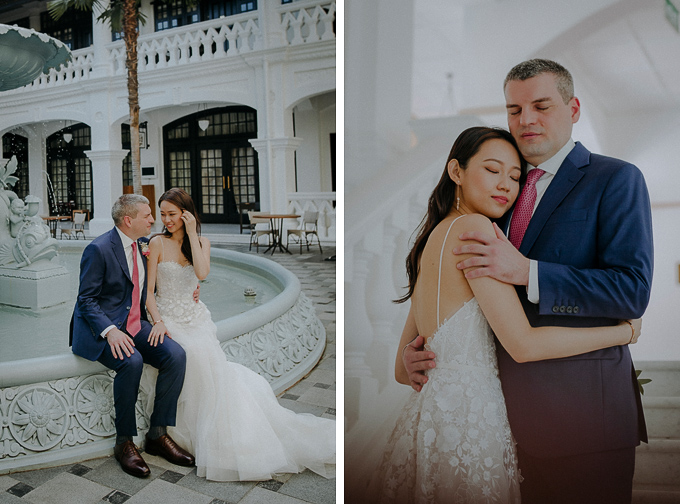 wedding photography solemnisation raffles hotel