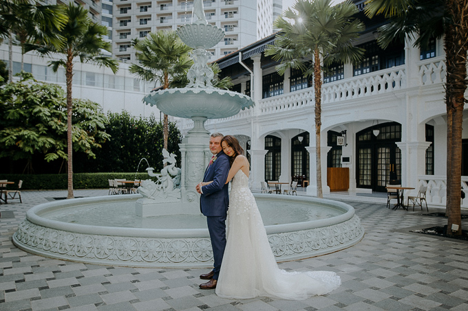 wedding photography solemnisation raffles hotel