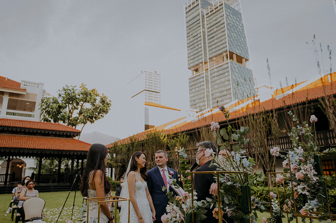 wedding photography solemnisation raffles hotel